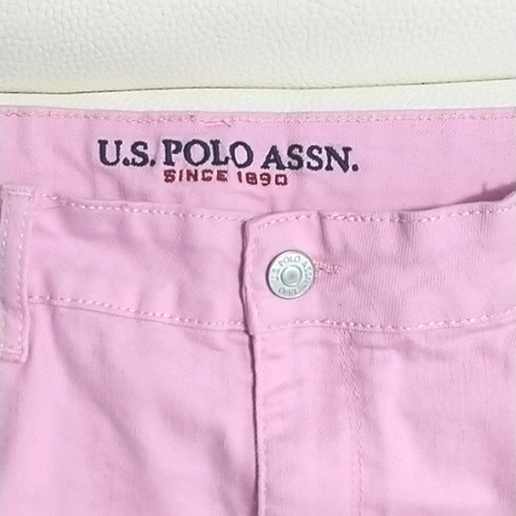 U.S. Polo Assn Pink Women's Short - Picture 3 of 9